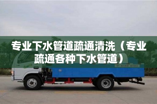 專業(yè)下水管道疏通清洗（專業(yè)疏通各種下水管道）