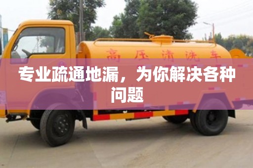 專業疏通地漏,為你解決各種問題 專業疏通地漏,為你解決各種問題