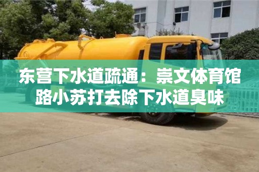 北京東營下水道疏通：崇文體育館路小蘇打去除下水道臭味