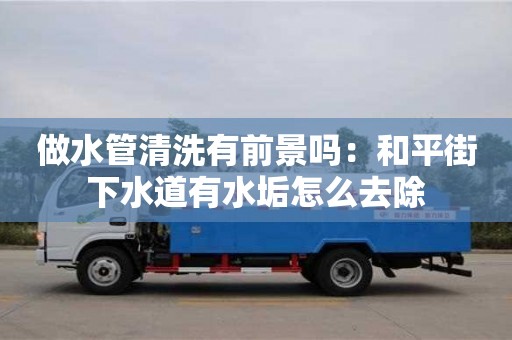 北京做水管清洗有前景嗎：和平街下水道有水垢怎么去除