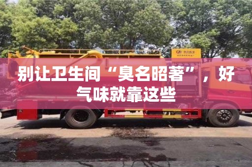 別讓衛生間“臭名昭著”,好氣味就靠這些 別讓衛生間“臭名昭著”,好氣味就靠這些