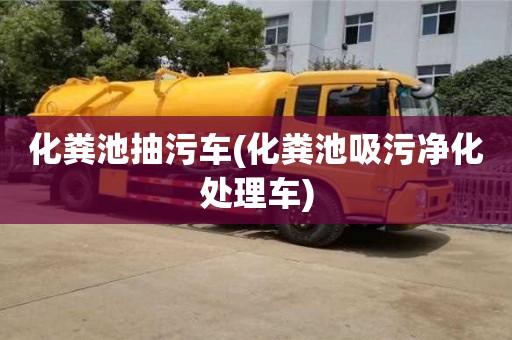 化糞池抽污車(化糞池吸污凈化處理車)