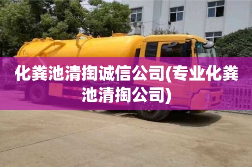 化糞池清掏誠信公司(專業(yè)化糞池清掏公司)