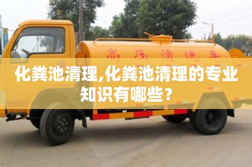 化糞池清理,化糞池清理的專業知識有哪些？