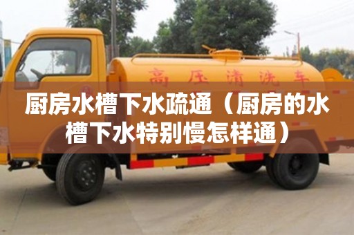 北京廚房水槽下水疏通（廚房的水槽下水特別慢怎樣通）