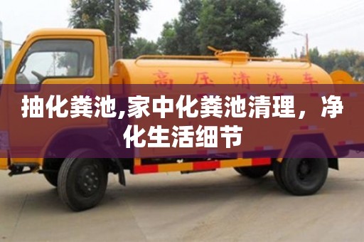 北京抽化糞池,家中化糞池清理，凈化生活細節
