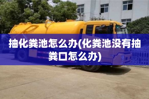 抽化糞池怎么辦(化糞池沒有抽糞口怎么辦)