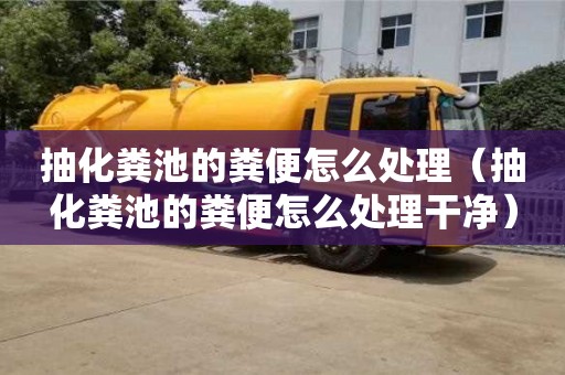 北京抽化糞池的糞便怎么處理（抽化糞池的糞便怎么處理干凈）