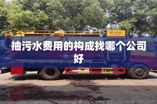 北京抽污水費(fèi)用的構(gòu)成找哪個(gè)公司好