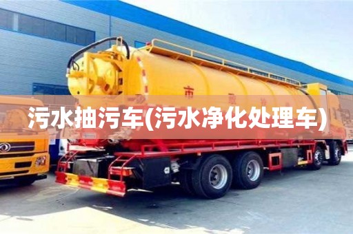污水抽污車(污水凈化處理車)