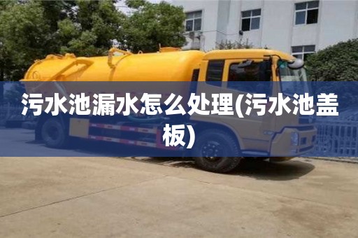 污水池漏水怎么處理(污水池蓋板)