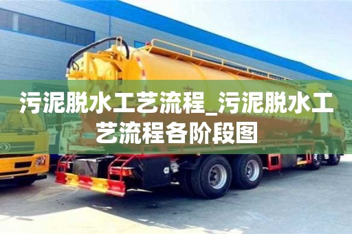 杭州污泥脫水工藝流程_污泥脫水工藝流程各階段圖