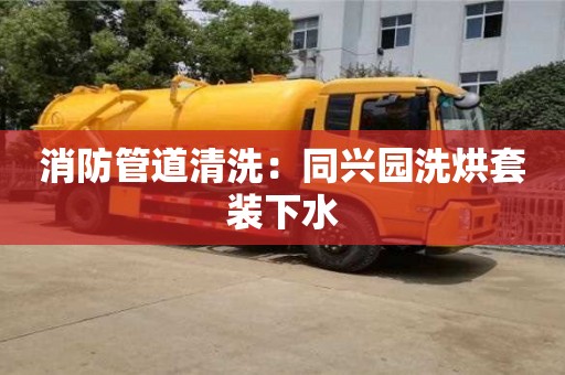 消防管道清洗：同興園洗烘套裝下水