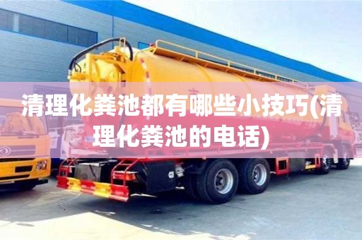 清理化糞池都有哪些小技巧(清理化糞池的電話)