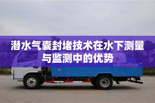 潛水氣囊封堵技術在水下測量與監測中的優勢