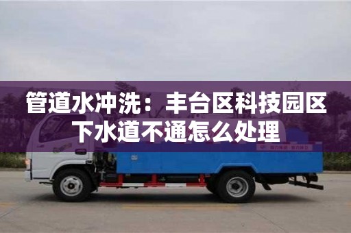 北京管道水沖洗：豐臺(tái)區(qū)科技園區(qū)下水道不通怎么處理