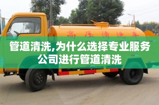 管道清洗,為什么選擇專業(yè)服務(wù)公司進(jìn)行管道清洗