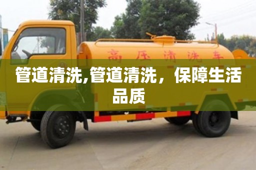 管道清洗,管道清洗，保障生活品質(zhì)
