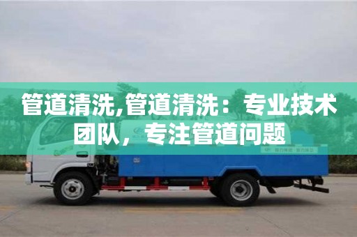 北京管道清洗,管道清洗：專業技術團隊，專注管道問題