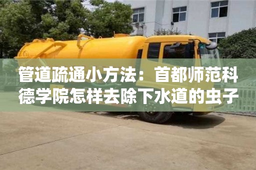 北京管道疏通小方法：首都師范科德學(xué)院怎樣去除下水道的蟲子