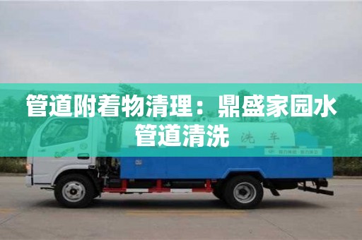 管道附著物清理：鼎盛家園水管道清洗