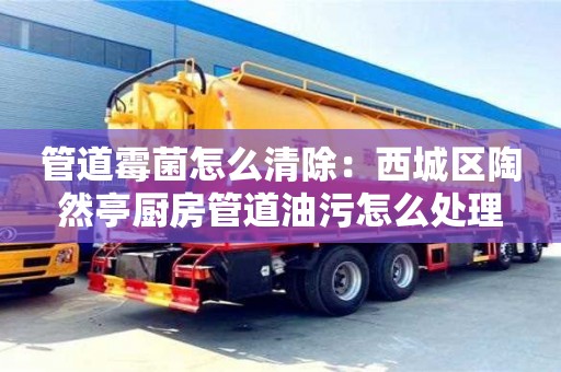 管道霉菌怎么清除：西城區(qū)陶然亭廚房管道油污怎么處理