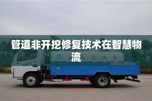 北京管道非開挖修復技術在智慧物流