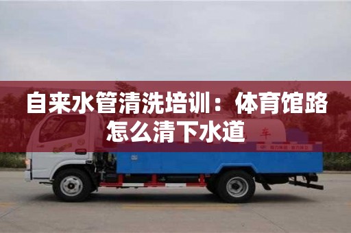 北京自來水管清洗培訓：體育館路怎么清下水道