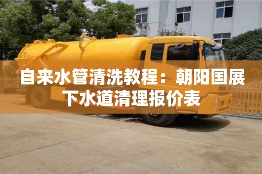 北京自來水管清洗教程：朝陽國展下水道清理報價表