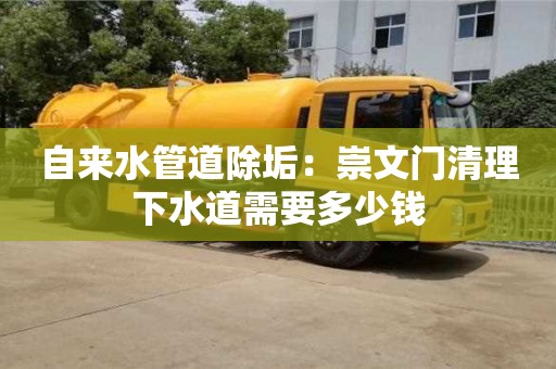 北京自來水管道除垢：崇文門清理下水道需要多少錢