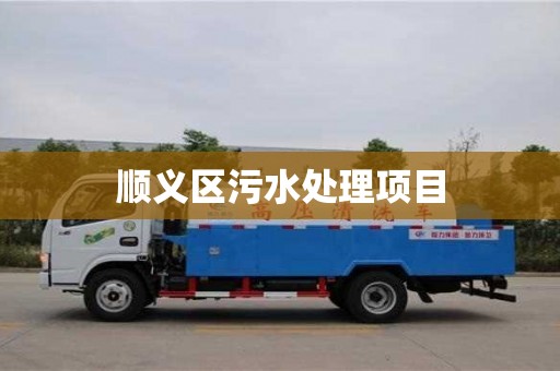 北京順義區污水處理項目