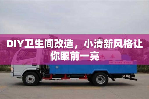 北京DIY衛生間改造，小清新風格讓你眼前一亮